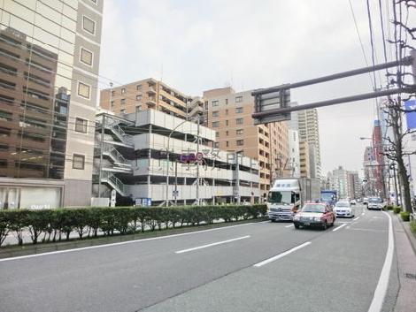片道３車線の環状１号線（天王町方面を撮影）