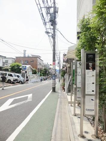 緩やかな傾斜面沿い