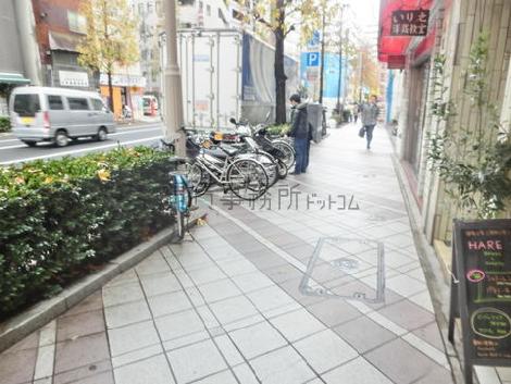 街路樹のある通り