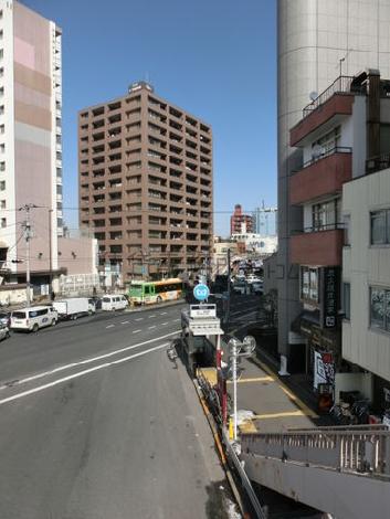 前方が開けています