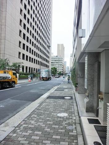 見透しの良い道路