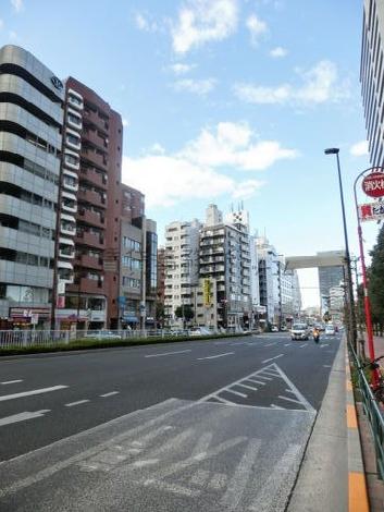 見透しの良い道路
