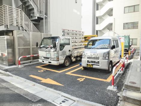 背面のコインパーキング