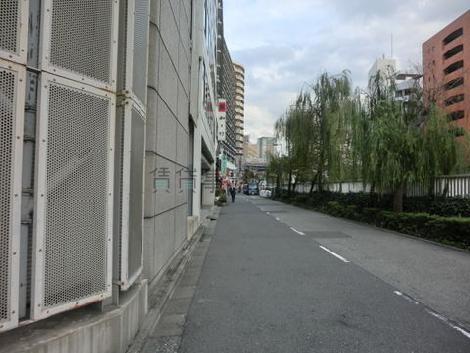 目黒川沿いの道路