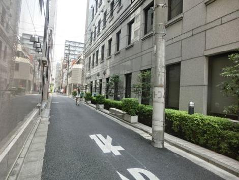 側道の様子です