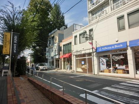 南側道路風景です