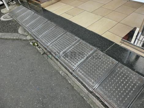 スロープがあるので、段差が気になりません