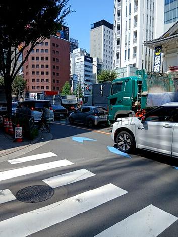 晴海通り近く