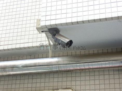 防犯カメラが設置されています