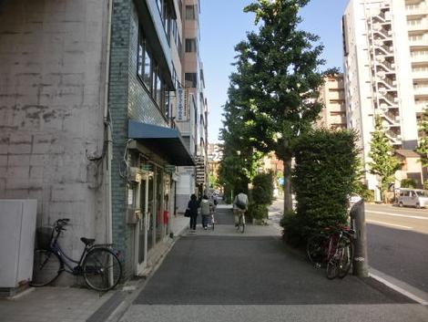 歩道が確保されています