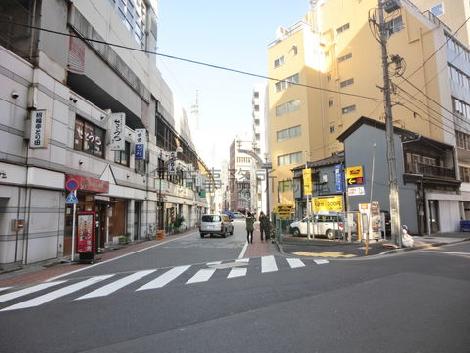 全面道路左手の様子