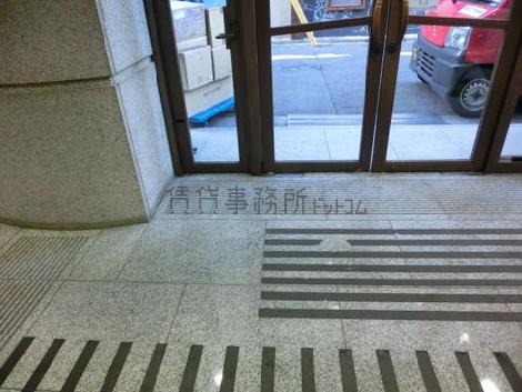 エントランスの床です