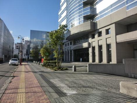 南側道路風景