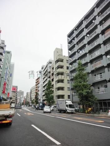 道路も広々としています
