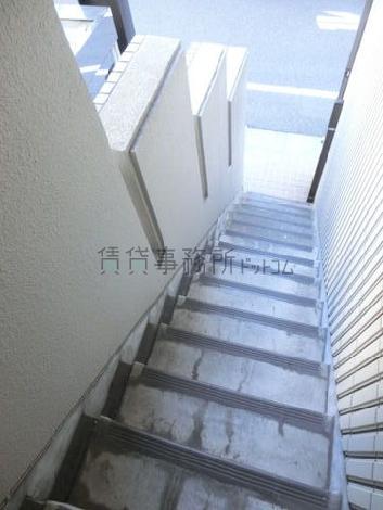 階段上からのアングル