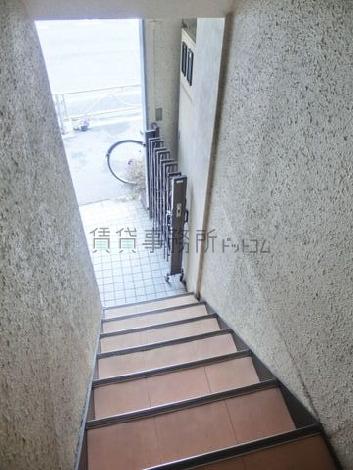 階段上からの見え方