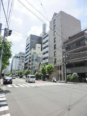 交通量のあるエリア