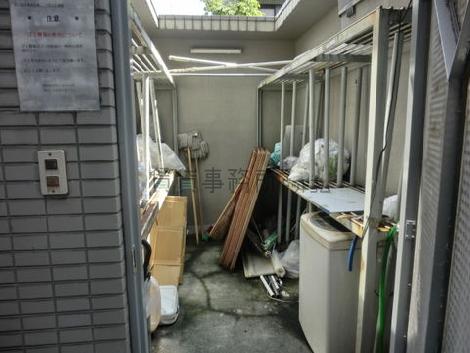ゴミ置き場です。
