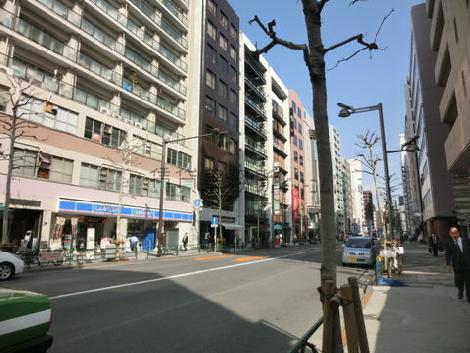 新宿通りに面しています