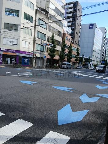 消防署通り沿い