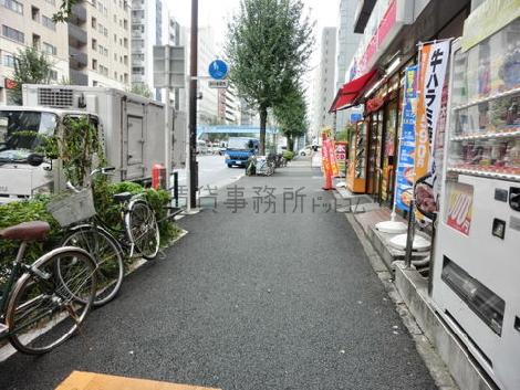 歩きやすい歩道幅です