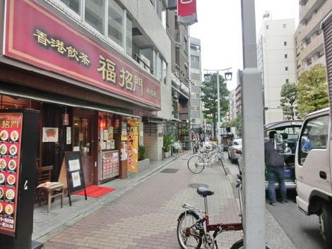 人通りが多いです