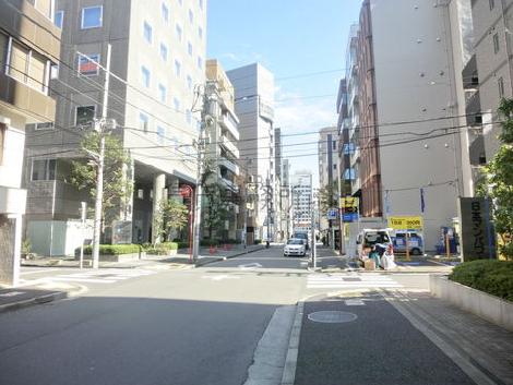 全面道路左手の様子