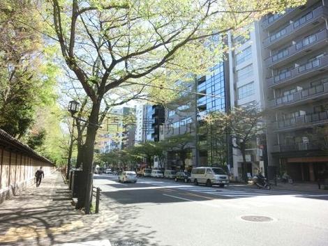 交通量の多い通り
