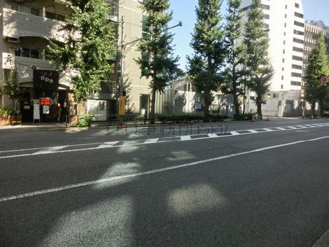 物件前面の明治通りです