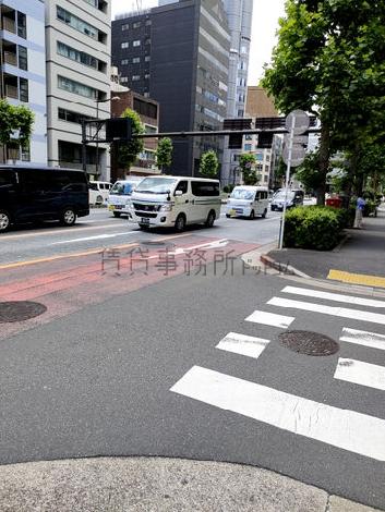 見透しの良い道路
