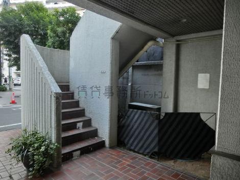 外階段です