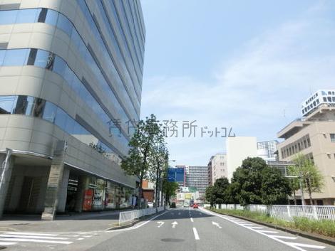 開放感抜群の通り
