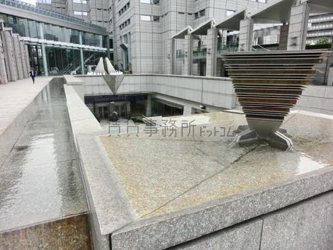 きれいな水辺がレイアウトされています