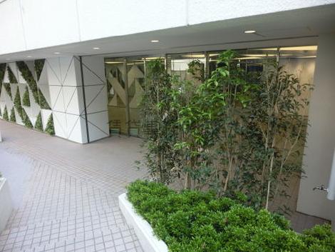 駐車場側の出入口です
