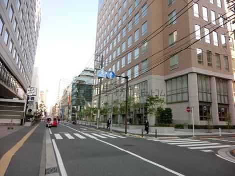 きれいに通りが走ります
