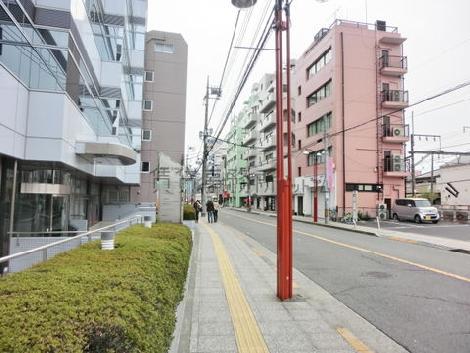 植栽のある歩道