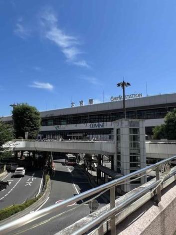 ターミナル駅　大宮駅です