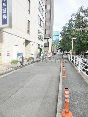車通りの少ないエリア