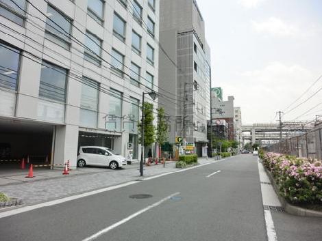線路側の通り