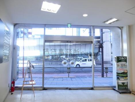 見透しの良いガラス面