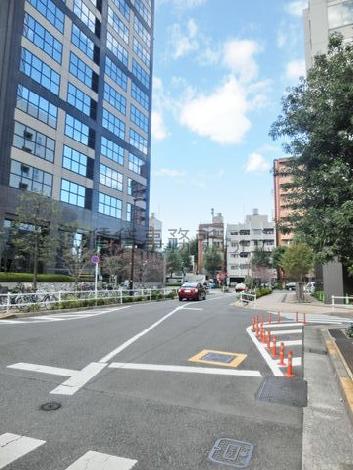 幅広い道路