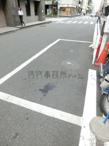 パーキングメーターの設置されたエリア