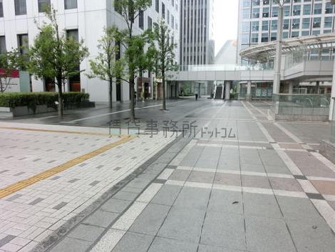 広い敷地内