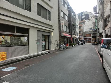 幅のある道路です