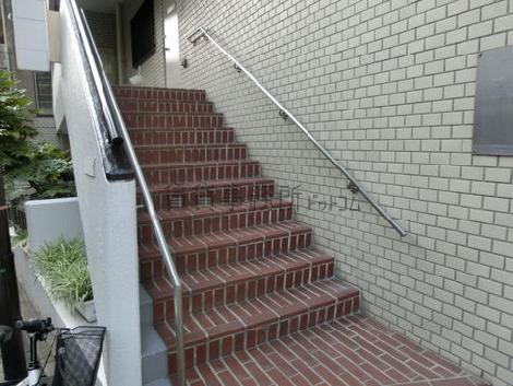 外階段です