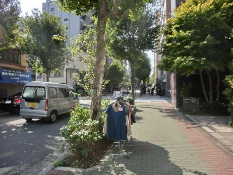 車の通りの多い立地に建ちます