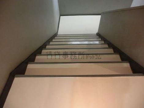 階段を下る様子