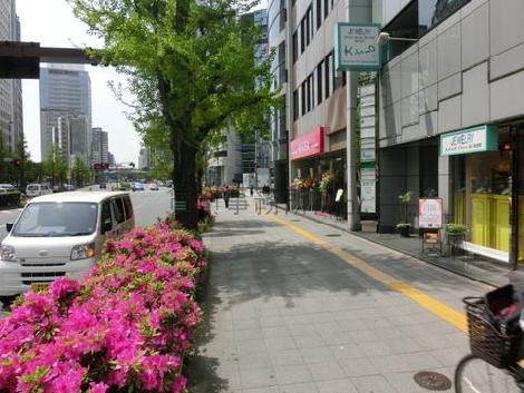 綺麗に整備された歩道です