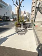 玄関前の歩道