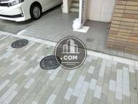 歩道との境目